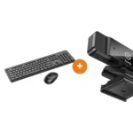 hoco Work Desk Kit – Wireless Keyboard & Mouse + HD Webcam – bundle of hoco GM17 Wireless Keyboard and Mouse Combo – 2.4G, 104 Keys, Single USB Receiver, Black, hoco D100 1080P HD Webcam – Built-in Mic, 80° View, USB Plug & Play for Online Classes & Zoom