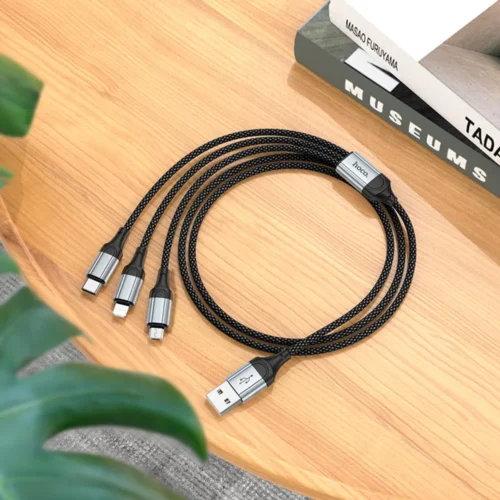 hoco X102 cable connector heads close-up