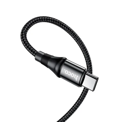 hoco X50 Exquisito Type-C to Type-C 100W Cable 2m – Long PD Charging Cable for MacBook & Laptops