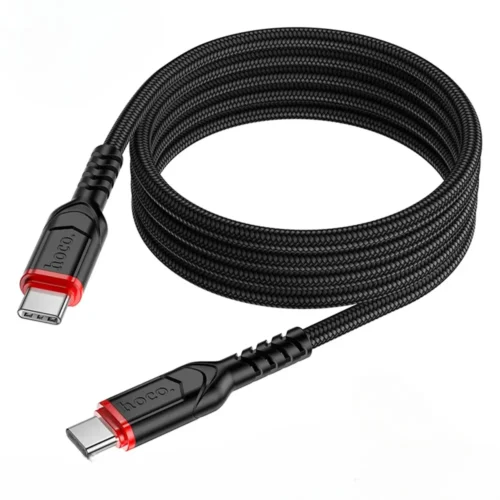 hoco X59 Type-C cable TPE connector ends close-up