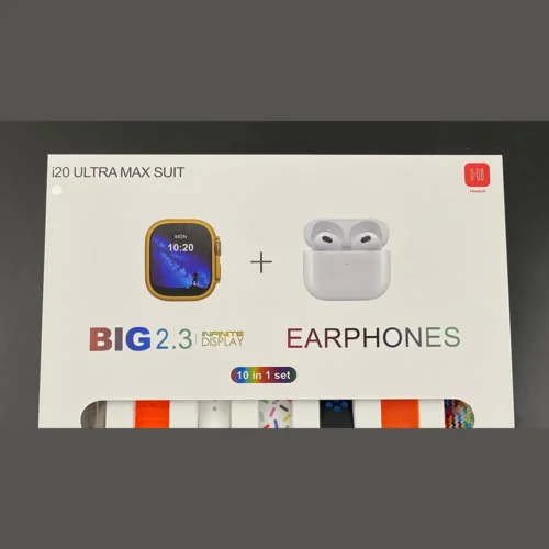 i20 Ultra Max Suit 10 in 1 set box with 2.3 inch display