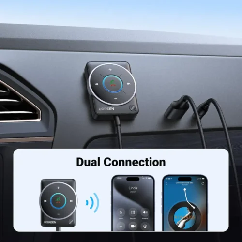 UGREEN AUX Bluetooth car adapter product details