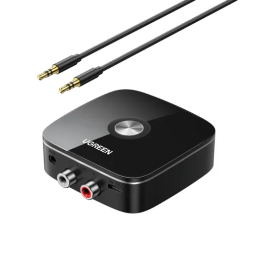UGREEN 30445 Bluetooth 5.0 audio receiver with RCA and 3.5mm jacks