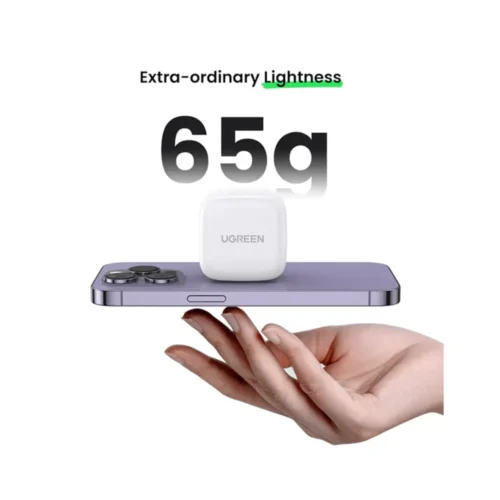 UGREEN CD137 USB-C PD 20W charger in white, front view