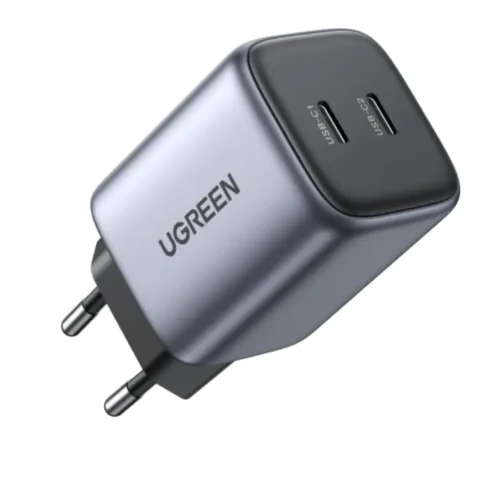 UGREEN CD294 dual USB-C 45W PD charger front view