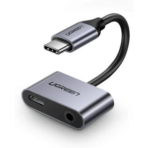 UGREEN CM193 USB-C to 3.5mm Audio Adapter with USB-C Charging Port – Listen and Charge Together
