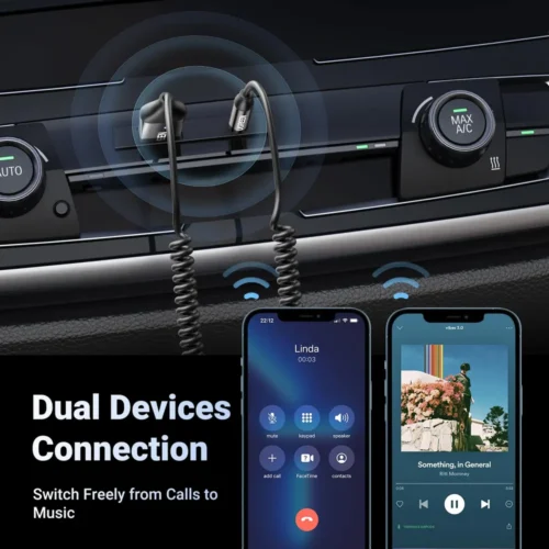 UGREEN AUX Bluetooth receiver comfortable volume control