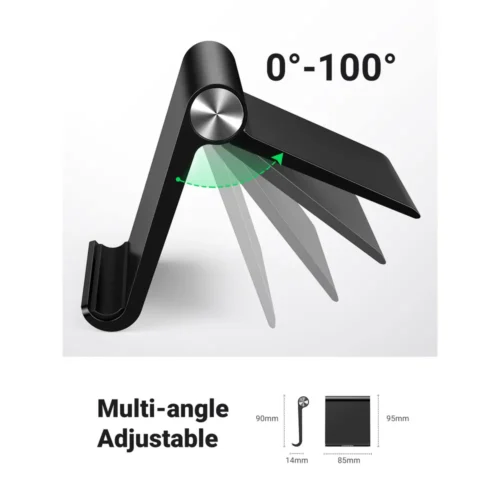 UGREEN multi-angle phone stand used while cooking
