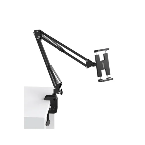 UGREEN LP142 Universal Holder with Folding Long Arm – Black Phone Stand for Desk & Bedside