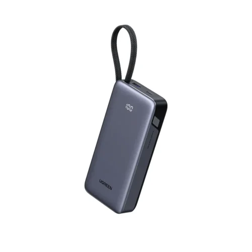 UGREEN Nexode 20000mAh 45W power bank with built-in USB-C cable