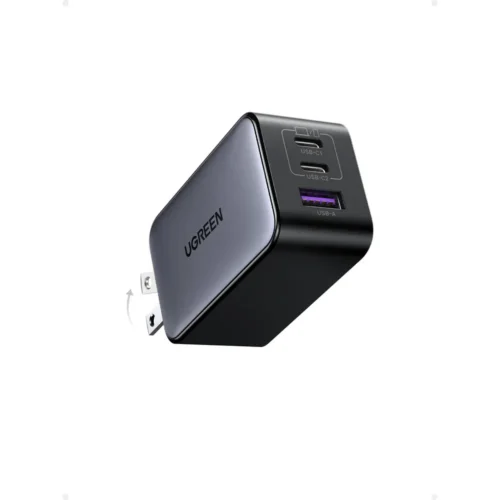 UGREEN Nexode 65W 3-port GaN charger with US plug