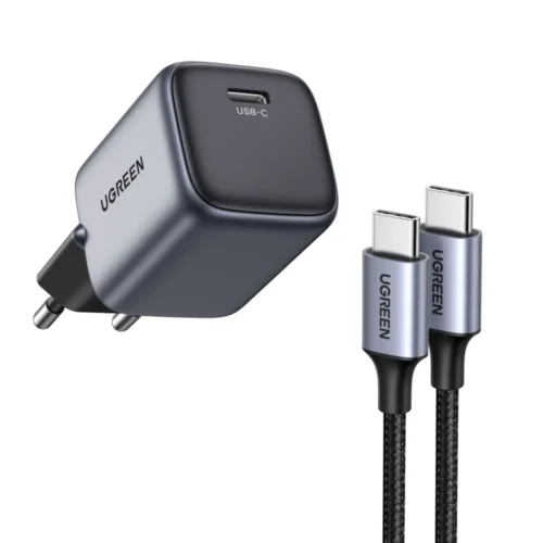 UGREEN Nexode mini 20W USB-C PD charger with EU 2-pin plug