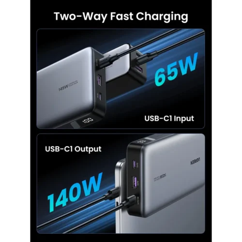 UGREEN Nexode 25000mAh power bank protection features