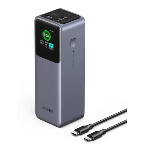 UGREEN Nexode 25000mAh 200W power bank with digital display