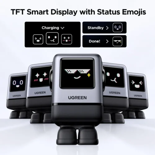 UGREEN Uno 100W charger four ports close up