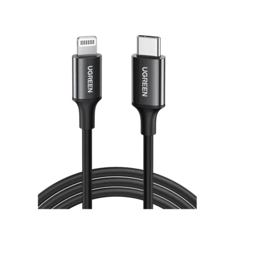 UGREEN US171 MFi USB-C to Lightning cable 1m in black