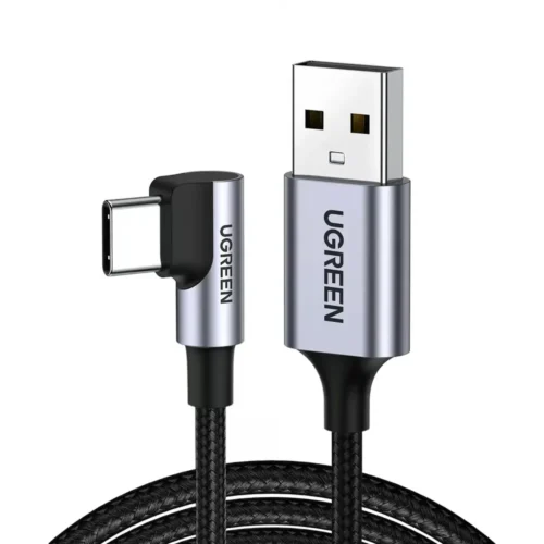 UGREEN US284 Angled USB-C to USB-A Cable 1m – photo 1