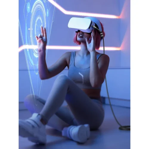 UGREEN VR link cable connecting a VR headset to a gaming PC