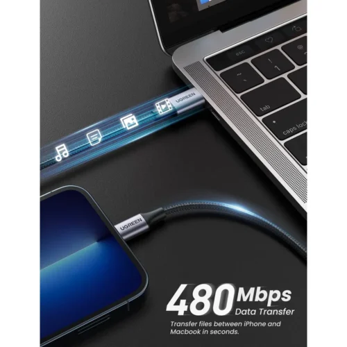 UGREEN USB-C to Lightning cable compatible iPhone and iPad models